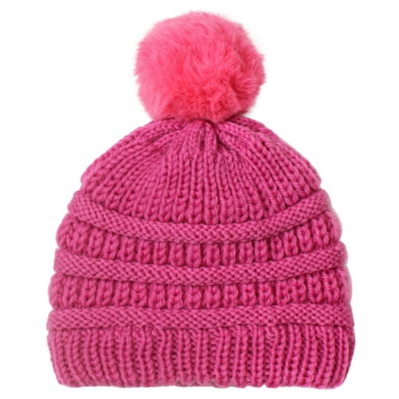 Youth Caps And Hats Hat And Gloves Set Toddler Baby Boys Girls Knitted Cap Beaniess Pompom Elastics Turban Winter Warm Hat Mandarin Hat Kids