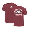 thumbnail image 1 of Youth Cardinal Arkansas Razorbacks Comfort Colors Mascot Overlay T-Shirt, 1 of 3