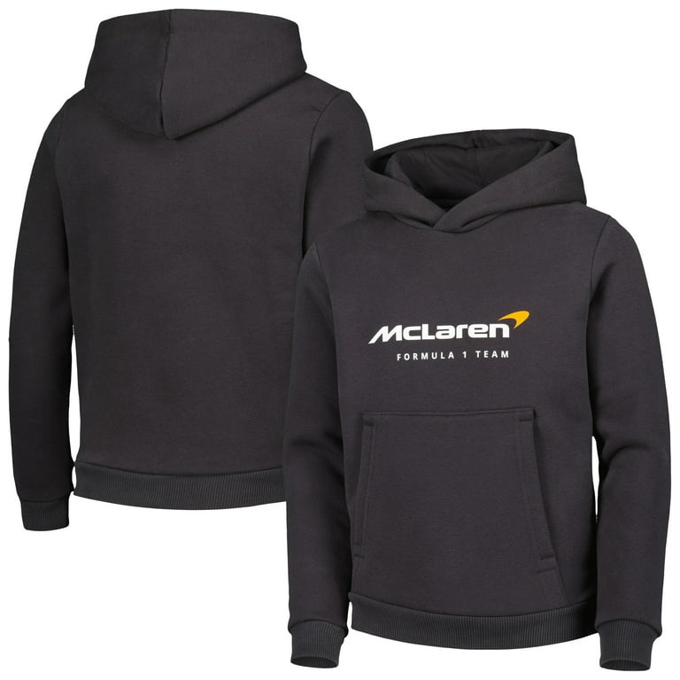 Youth Castore Black McLaren F1 Team 2023 Core Pullover Hoodie