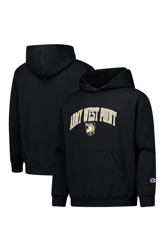 Youth Champion Black Army Black Knights Campus Pullover Hoodie