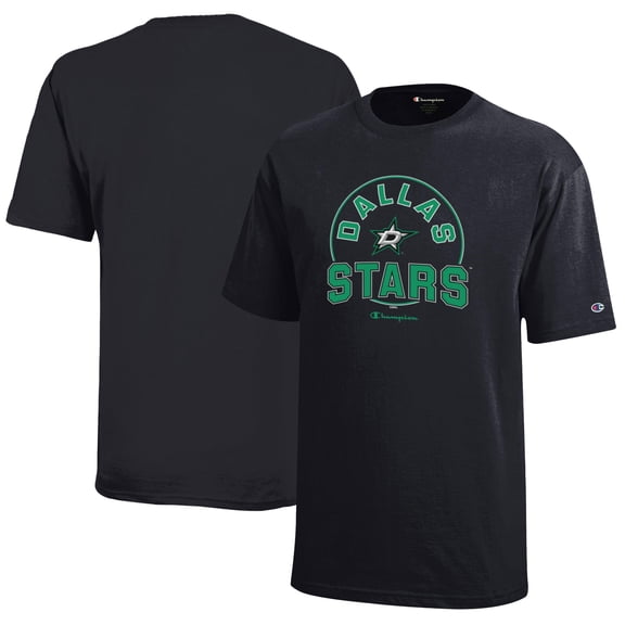 Youth Champion Black Dallas Stars Jersey T-Shirt