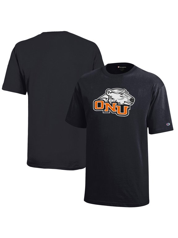 Youth Champion Black Ohio Northern Polar Bears Jersey T-Shirt