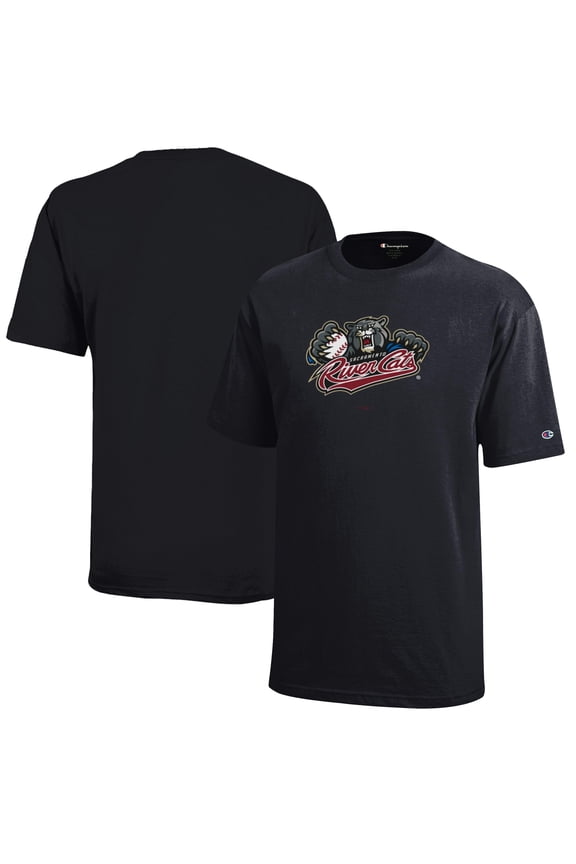 Youth Champion Black Sacramento River Cats Jersey T-Shirt
