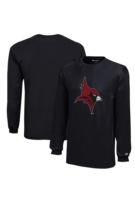 Youth Champion Black St John Fisher Cardinals Jersey Long Sleeve T-Shirt