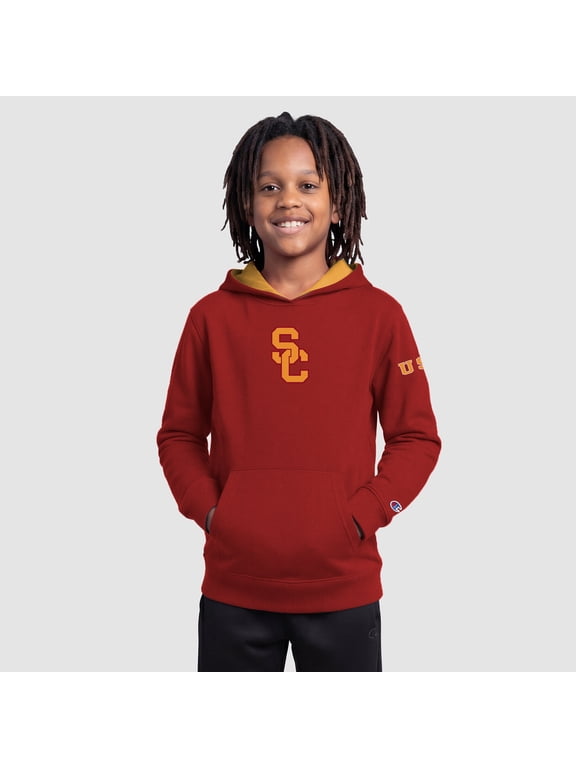 Youth Champion Cardinal USC Trojans Fleece Hoodie