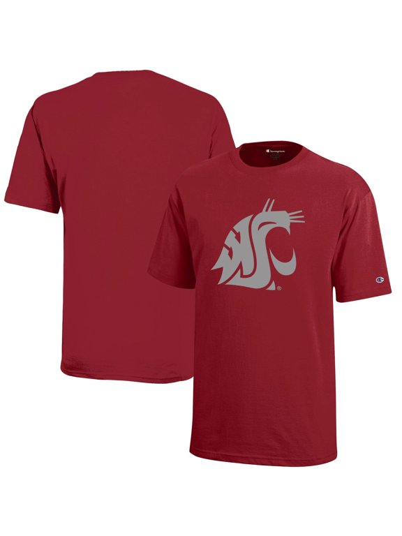 Youth Champion Crimson Washington State Cougars Jersey T-Shirt