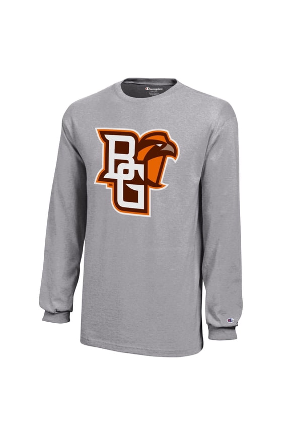 Youth Champion Gray Bowling Green St. Falcons Jersey Long Sleeve T-Shirt