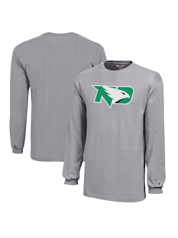Youth Champion Gray North Dakota Jersey Long Sleeve T-Shirt