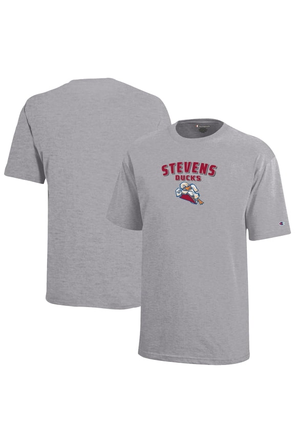 Youth Champion Gray Stevens Institute of Technology Ducks Jersey T-Shirt