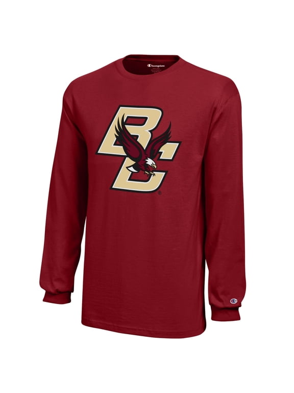 Youth Champion Maroon Boston College Eagles Jersey Long Sleeve T-Shirt