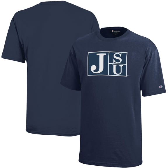 Youth Champion Navy Jackson State Tigers Jersey T-Shirt