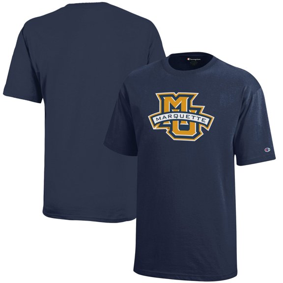 Youth Champion Navy Marquette Golden Eagles Jersey T-Shirt
