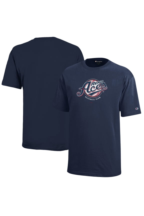 Youth Champion Navy Reno Aces Jersey T-Shirt
