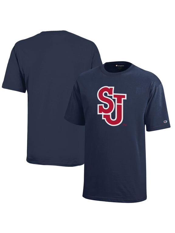Youth Champion Navy St. John's Red Storm Jersey T-Shirt