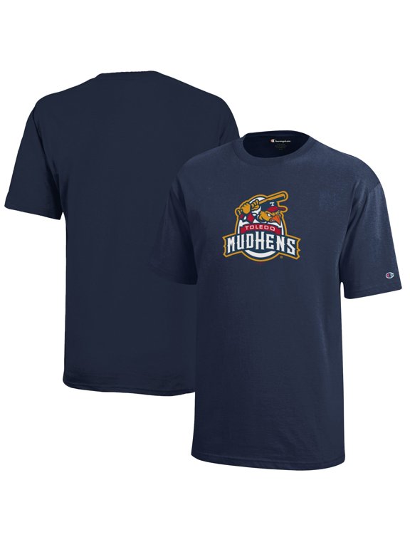 Youth Champion Navy Toledo Mud Hens Jersey T-Shirt