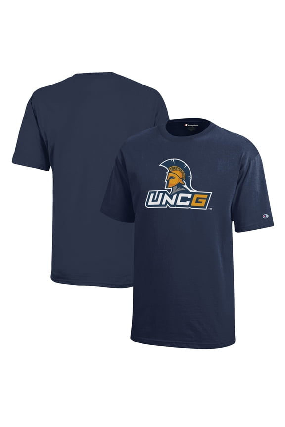 Youth Champion Navy UNCG Spartans Jersey T-Shirt