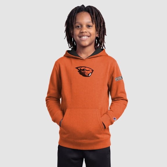 Youth Champion Orange Oregon State Beavers Fleece Hoodie