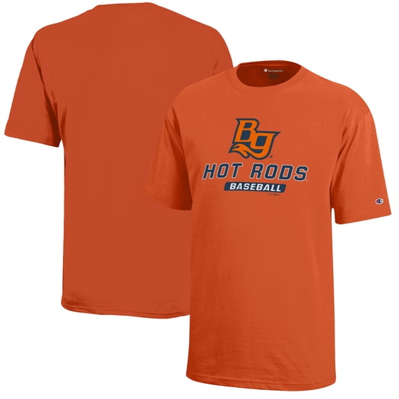 Youth Champion Orange Bowling Green Hot Rods Jersey T-Shirt