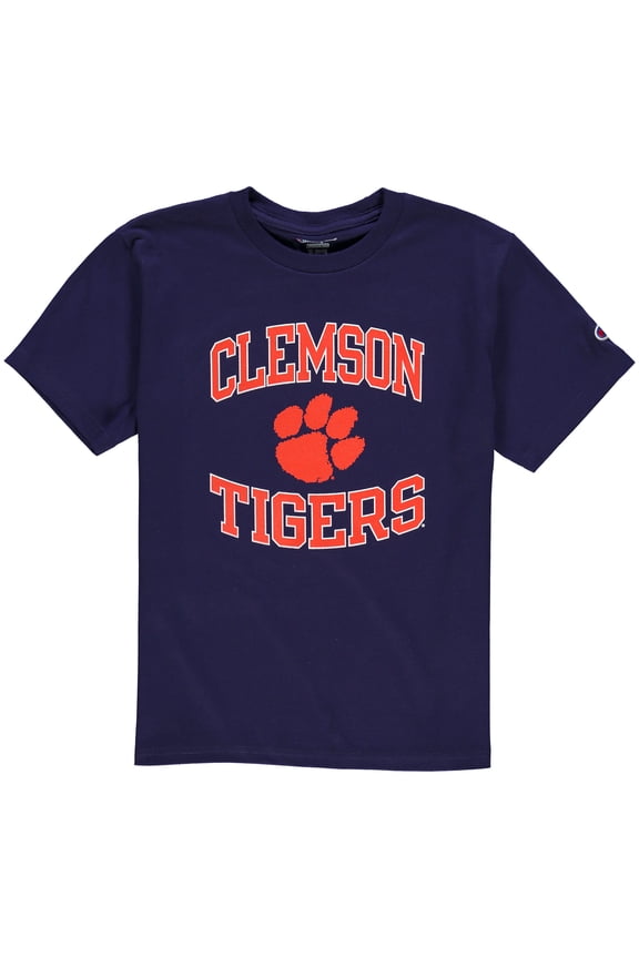 Youth Champion Purple Clemson Tigers Circling Team Jersey T-Shirt