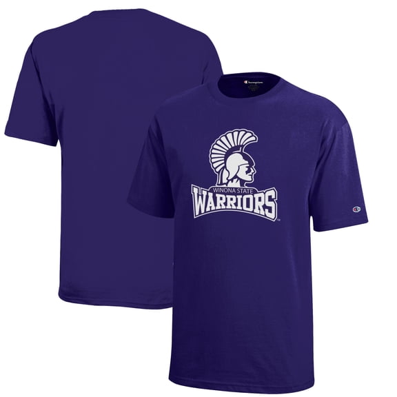 Youth Champion Purple Winona State Warriors Jersey T-Shirt