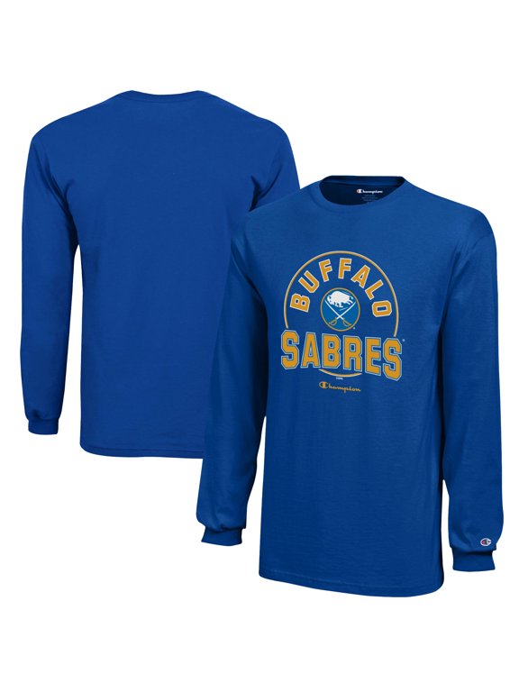 Youth Champion Royal Buffalo Sabres Long-Sleeve Jersey T-Shirt