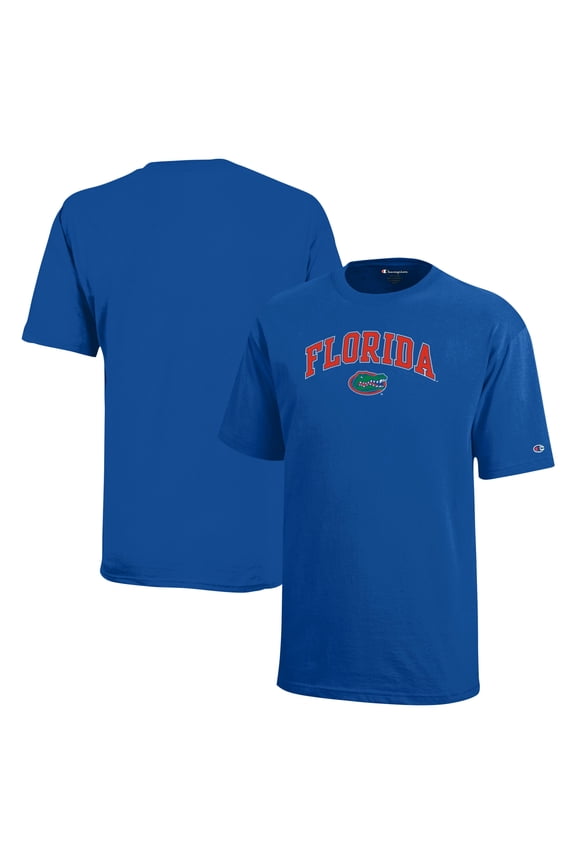 Youth Champion Royal Florida Gators Arch Over Logo T-Shirt