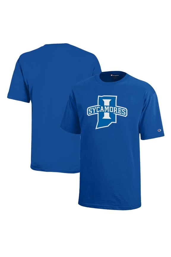Youth Champion Royal Indiana State Sycamores Jersey T-Shirt