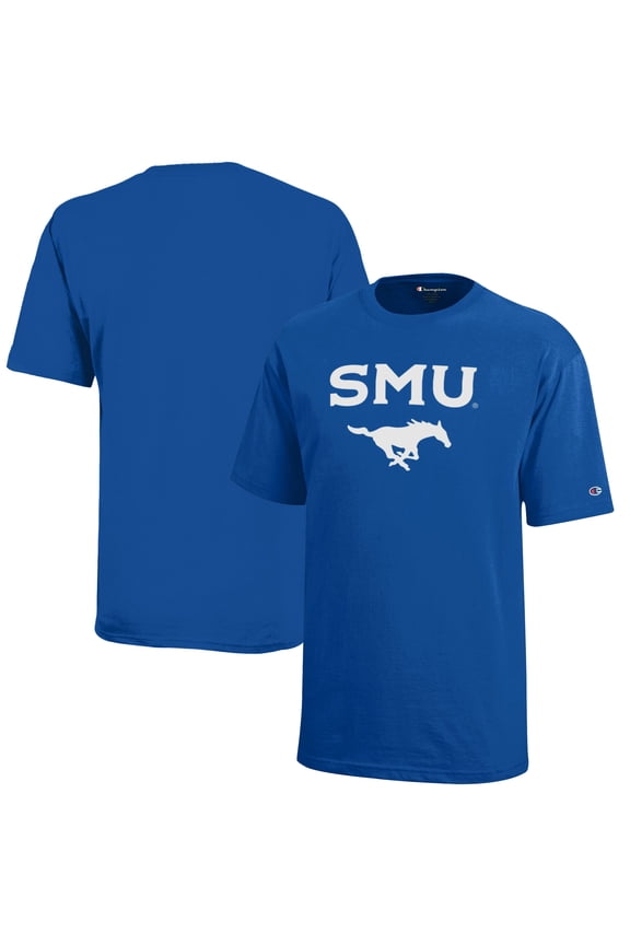 Youth Champion Royal SMU Mustangs Jersey T-Shirt