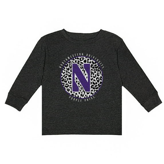 Youth Charcoal Northwestern Wildcats Call the Shots Long Sleeve T-Shirt