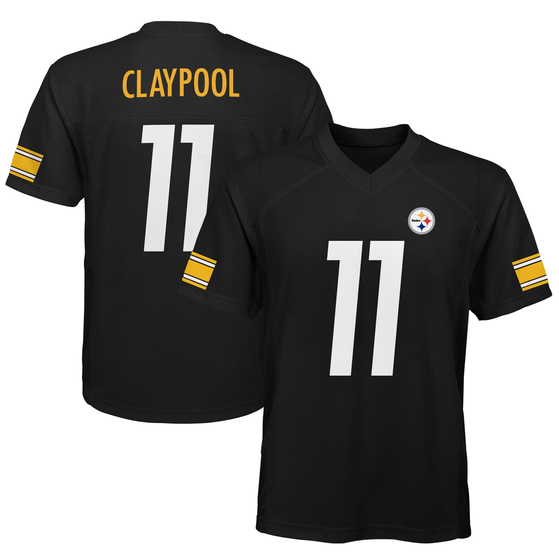 Youth Chase Claypool Black Pittsburgh Steelers Replica Player