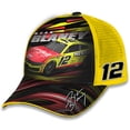 thumbnail image 1 of Youth Checkered Flag Sports Yellow Ryan Blaney Menards Trucker Adjustable Hat, 1 of 5