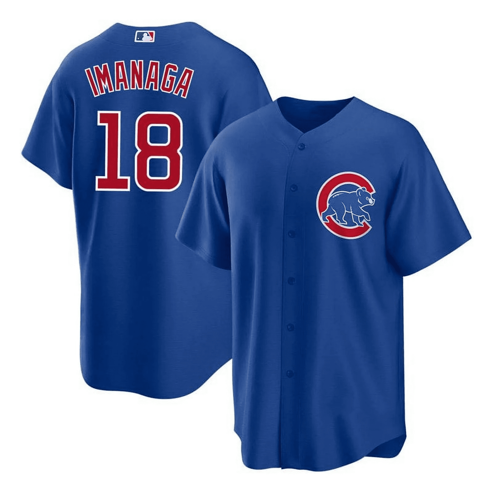 シカゴ・カブス IMANAGA 18 限定ユニフォーム M Youth Chicago_Cubs #18 Imanaga Fans Apparel Baseball Jersey