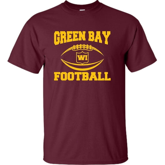 Youth City Of Green Bay Wisconsin Football T-Shirt