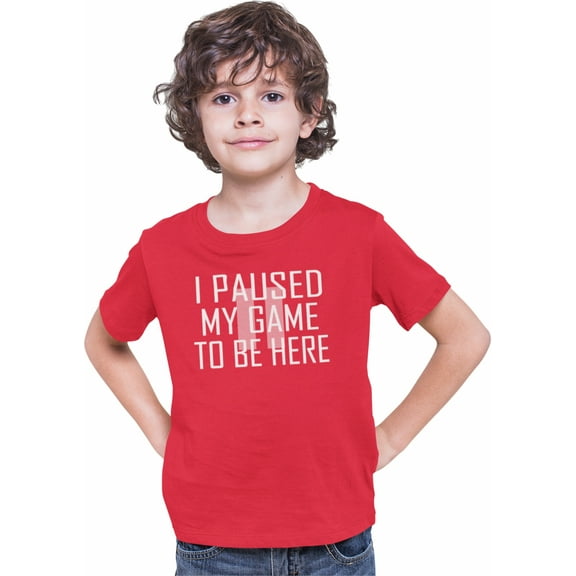 Youth Classy I Paused My Game To Be Here T-Shirt