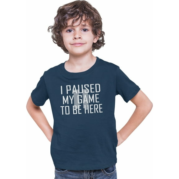 Youth Classy I Paused My Game To Be Here T-Shirt