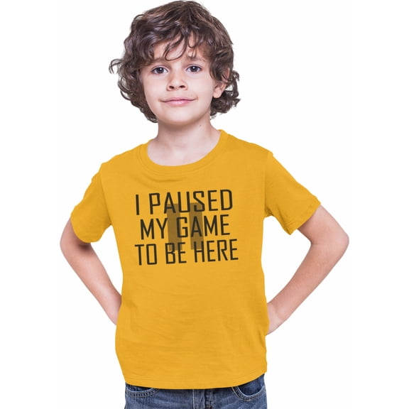 Youth Classy I Paused My Game To Be Here T-Shirt