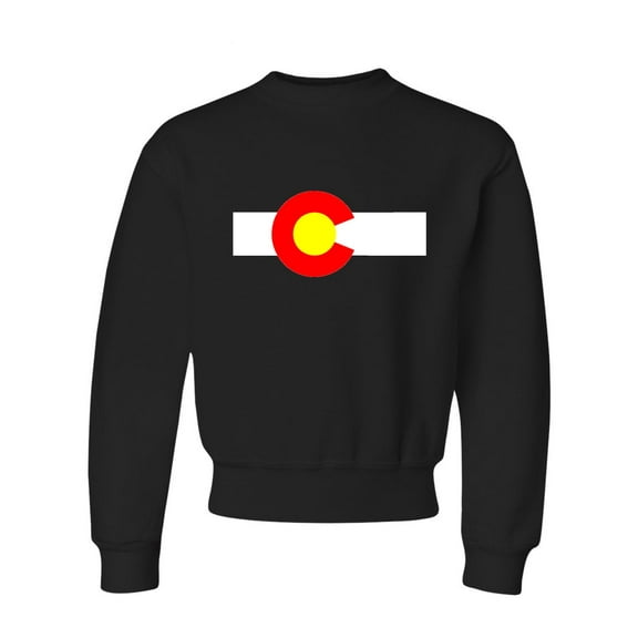 Youth Colorado State Flag Crewneck Sweatshirt