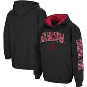 COLOSSEUM ATHLETICS Youth Colosseum Black Alabama Crimson Tide 2-Hit Team Pullover Hoodie