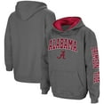 thumbnail image 1 of Youth Colosseum Charcoal Alabama Crimson Tide 2-Hit Team Pullover Hoodie, 1 of 3