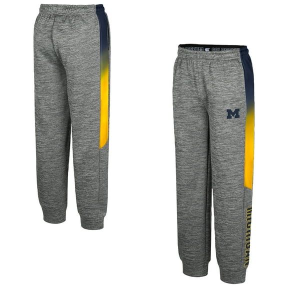 Youth Colosseum Gray Michigan Wolverines The Gang Pants
