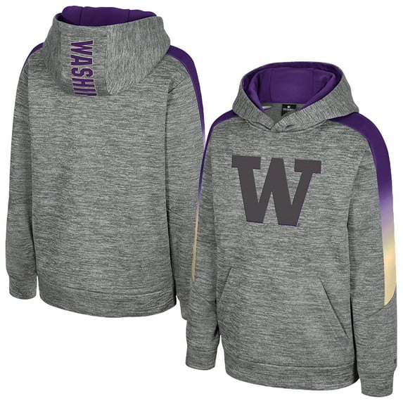Youth Colosseum Gray Washington Huskies The Gang Hoodie