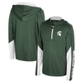 thumbnail image 1 of Youth Colosseum Green Michigan State Spartans Hansel Quarter-Zip Hoodie, 1 of 3