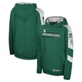 thumbnail image 1 of Youth Colosseum Green Michigan State Spartans OHT Military Appreciation Cyclone Digital Camo-Pullover Hoodie, 1 of 4