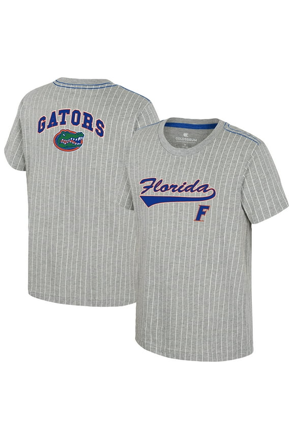 Youth-Colosseum  Heather Gray Florida Gators Airball Baseball T-Shirt