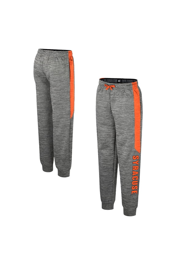 Youth Colosseum Heather Gray Syracuse Orange Fleece Pants