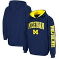 thumbnail image 1 of Youth Colosseum Navy Michigan Wolverines 2-Hit Team Pullover Hoodie, 1 of 4
