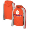 thumbnail image 1 of Youth Colosseum Orange Clemson Tigers Ned Raglan Long Sleeve Hooded T-Shirt, 1 of 3