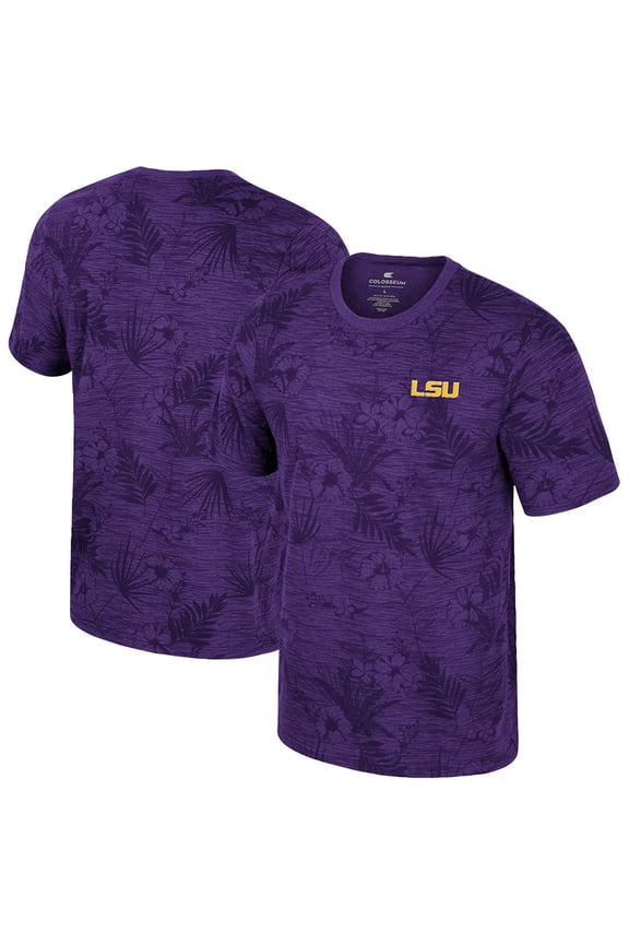 Youth-Colosseum Purple LSU Tigers Fern T-Shirt