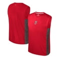 thumbnail image 1 of Youth Colosseum Red Wisconsin Badgers Smak Talk Sleeveless T-Shirt, 1 of 3