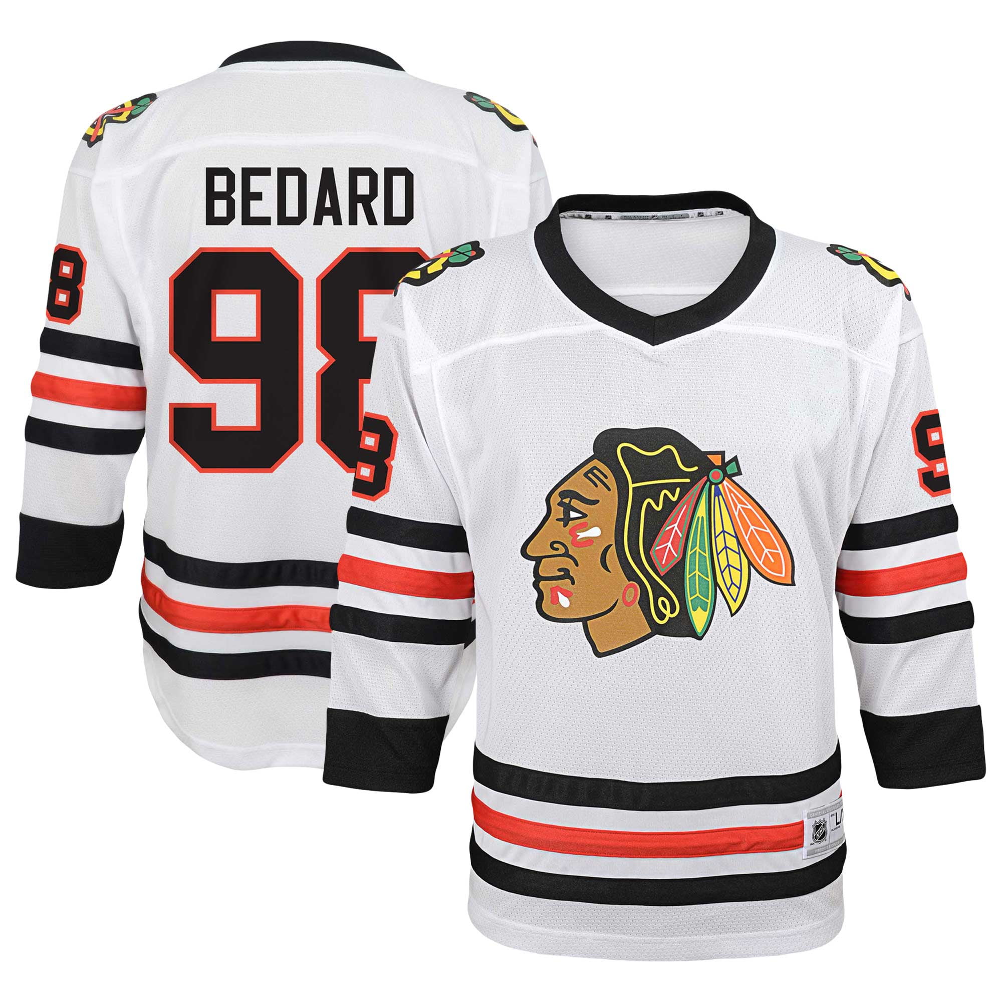 Infant Connor Bedard Red Chicago Blackhawks Home Replica Player